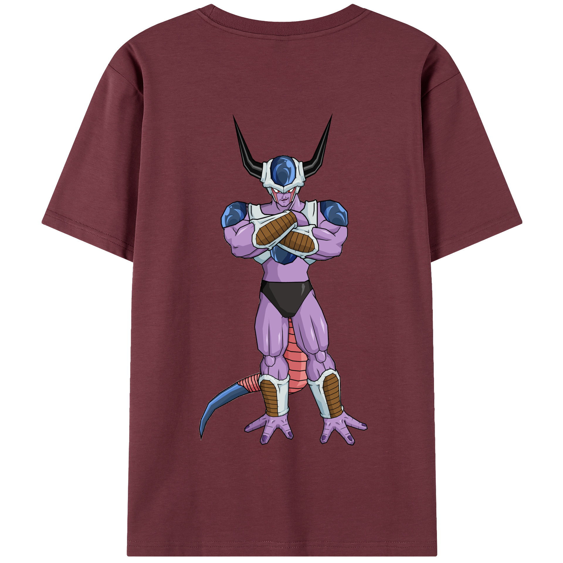 （画像用） ドラゴンボール フリーザ DRAGON BALL Frieza 綿100％半袖Tシャツ（背面プリント）